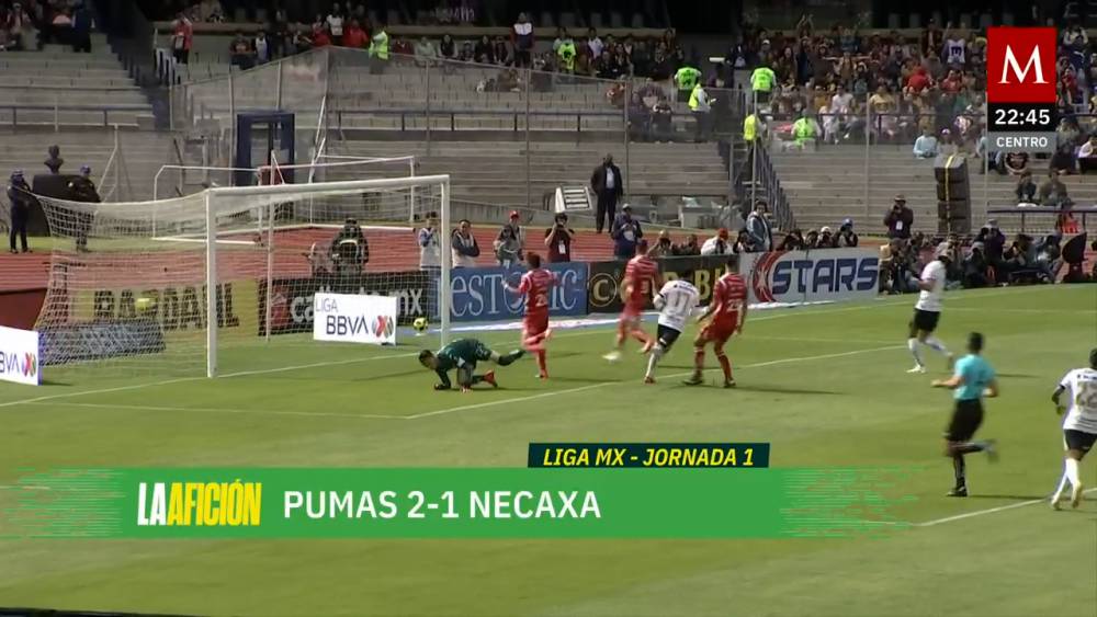 Pumas arranca con victoria en CU ante Necaxa en el Clausura 2025
