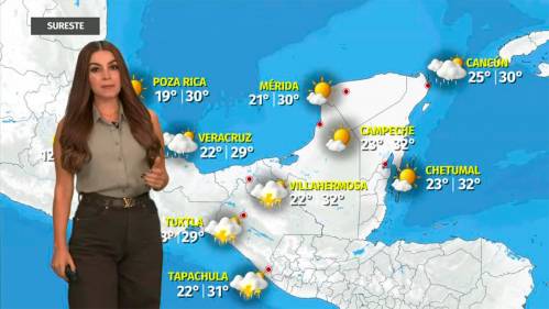 Clima de hoy jueves 23 de octubre de 2025 | Pronóstico con Sandy Tok