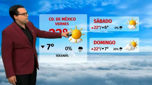 Clima de hoy viernes 19 de diciembre de 2025 | Pronóstico con Nelson Valdez